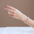Granité à la fraise | Verre à paillettes | Bracelet en sucre